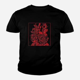 Red Roses Aesthetic Clothing Soft Grunge Clothes Women Men Youth T-shirt | Crazezy CA
