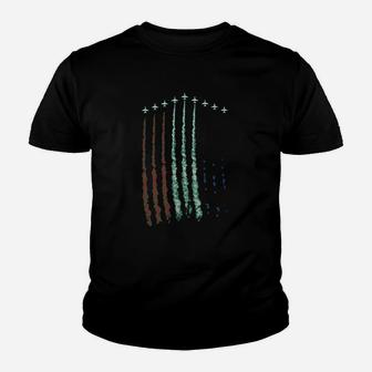 Red White Blue Air Force Youth T-shirt | Crazezy AU