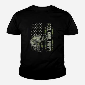 Reel Cool American Flag Youth T-shirt | Crazezy DE
