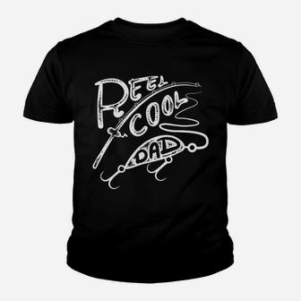 Reel Cool Dad With Fathers Who Love Fish Youth T-shirt | Crazezy DE