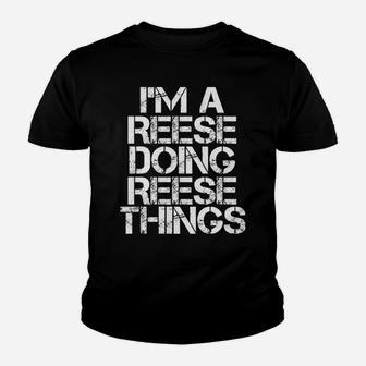 Reese Funny Surname Family Tree Birthday Reunion Gift Idea Youth T-shirt | Crazezy