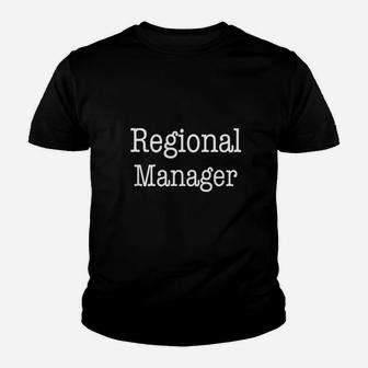 Regional Manager Funny Office Youth T-shirt | Crazezy
