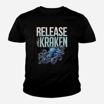 Release The Kraken Youth T-shirt | Crazezy UK