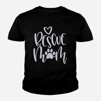 Rescue Mom Youth T-shirt | Crazezy