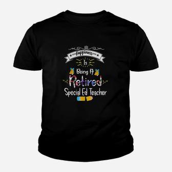Retired Special Ed Teacher Gift Student Staff Youth T-shirt | Crazezy