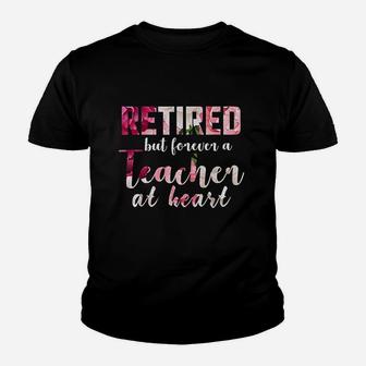 Retired Teacher Youth T-shirt | Crazezy DE