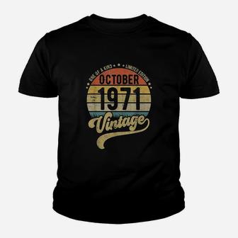 Reto Vintage 49Th Birthday Youth T-shirt | Crazezy