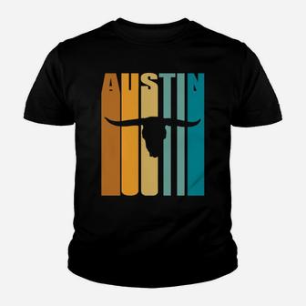 Retro 70S Austin Hoodie Vintage Longhorn Texas Shirt Youth T-shirt | Crazezy CA