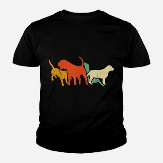Retro Beagle Dog Gift Hunting Hound Beagle Dog Pet Owner Youth T-shirt | Crazezy