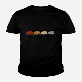 Retro Buffalo Youth T-shirt | Crazezy AU