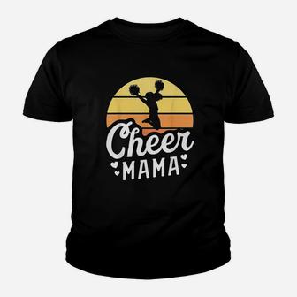 Retro Cheer Mama Cheerleader Mom Gifts Cheer Mom Youth T-shirt | Crazezy UK