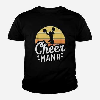 Retro Cheer Mama Cheerleader Mom Gifts Cheer Mom Youth T-shirt | Crazezy UK
