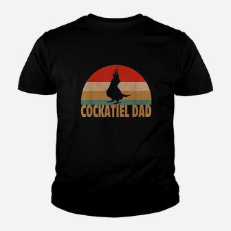 Retro Cockatiel Vintage Cockatiel Dad Gift Youth T-shirt | Crazezy CA