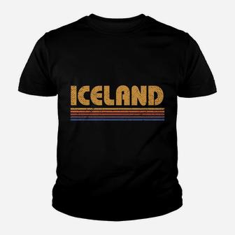 Retro Iceland Vintage Sweatshirt Youth T-shirt | Crazezy