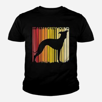 Retro Italian Greyhound Dog Youth T-shirt | Crazezy