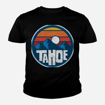 Retro Lake Tahoe Vintage Mountains Graphic Hoodie Youth T-shirt | Crazezy DE