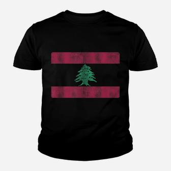 Retro Lebanese Flag Of Lebanon Souvenir Gift Men Women Youth T-shirt | Crazezy CA