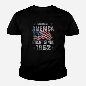 Retro Making America Great Since 1962 59Th Birthday Gift Youth T-shirt | Crazezy