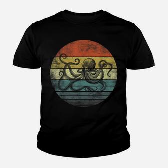 Retro Octopus Gifts Men Women Cephalopod Ocean Sea Creatures Youth T-shirt | Crazezy