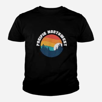 Retro Pacific Northwest Youth T-shirt | Crazezy AU