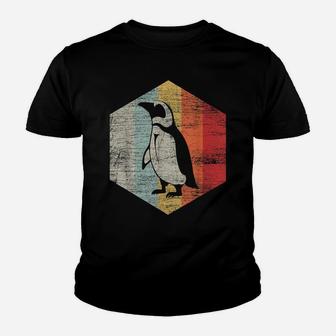 Retro Penguin Vintage Earth Day Gifts Youth T-shirt | Crazezy