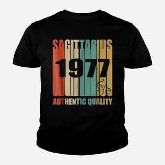 Retro Sagittarius 1977 Vintage 41St Birthday Shirt Youth T-shirt | Crazezy CA