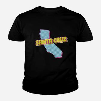 Retro Santa Cruz California Youth T-shirt | Crazezy