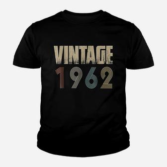 Retro Vintage 1962 Born In 1962 Birthday Youth T-shirt | Crazezy