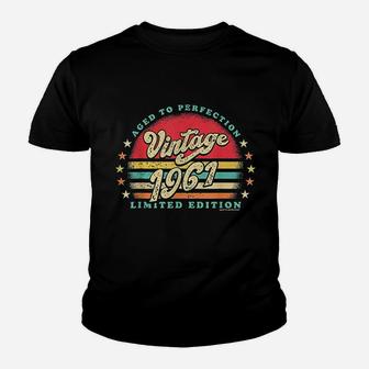 Retro Vintage 60Th Birthday 1961 Aged To Perfection Youth T-shirt | Crazezy UK