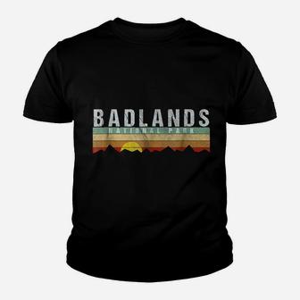 Retro Vintage Badlands National Park Tee Shirt Youth T-shirt | Crazezy DE