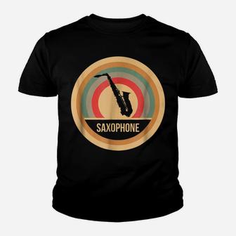 Retro Vintage Saxophone For Saxophonists Youth T-shirt | Crazezy