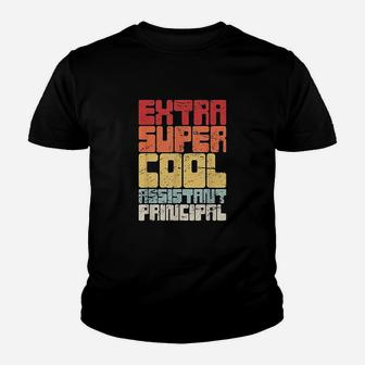 Retro Vintage School Assistant Principal Youth T-shirt | Crazezy