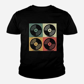 Retro Vinyl Record Youth T-shirt | Crazezy