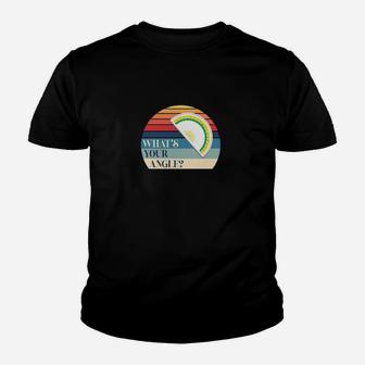 Retro What's Your Angle Protractor Youth T-shirt - Monsterry AU