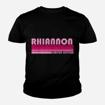 Rhiannon Name Personalized Retro Vintage 80S 90S Birthday Youth T-shirt | Crazezy AU