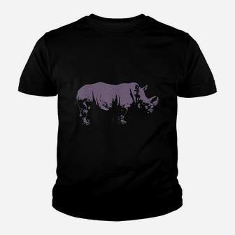 Rhino Rhinoceros Youth T-shirt | Crazezy AU