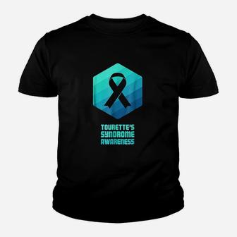 Ribbon Tourette Syndrome Awareness Youth T-shirt | Crazezy