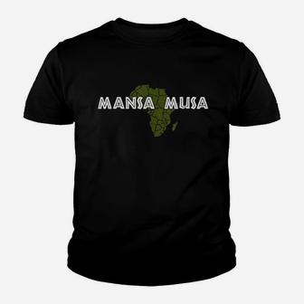 Richest Ever Black History Africa King Mansa Musa Youth T-shirt | Crazezy DE