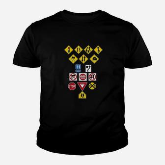 Road Signs Gift Youth T-shirt | Crazezy AU