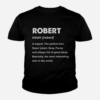 Robert Name Definition Youth T-shirt - Thegiftio UK