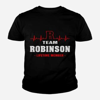 Robinson Surname Proud Family Team Robinson Lifetime Member Youth T-shirt | Crazezy CA