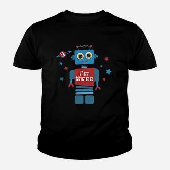 Robot 3Rd Birthday Youth T-shirt | Crazezy UK