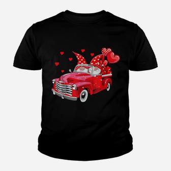 Romantic Gnome Couple Loads Of Love Sweet Valentine Women Youth T-shirt - Monsterry