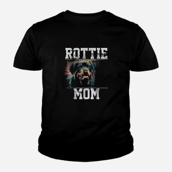 Rottweiler Mom Gift For Rottie Lover Youth T-shirt | Crazezy