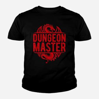 Rpg Wear D20 Dungeons Game Retro Gear Dice Master Dungeon Youth T-shirt | Crazezy