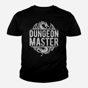 Rpg Wear D20 Dungeons Game Retro Gear Dice Master Dungeon Youth T-shirt | Crazezy DE