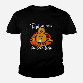 Rub My Belly For Good Luck Youth T-shirt | Crazezy