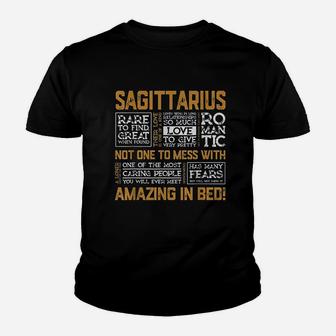 Sagittarius Astro Zodiac Sign Birthday Horoscope Funny Gifts Youth T-shirt | Crazezy