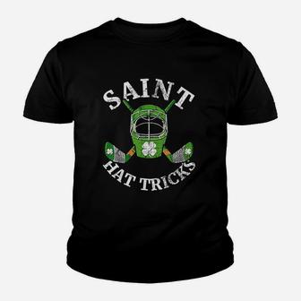 Saint Hat Tricks Hockey Youth T-shirt | Crazezy CA