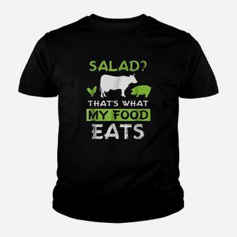 Salad Thats What My Food Eats Meat Lover Youth T-shirt | Crazezy DE